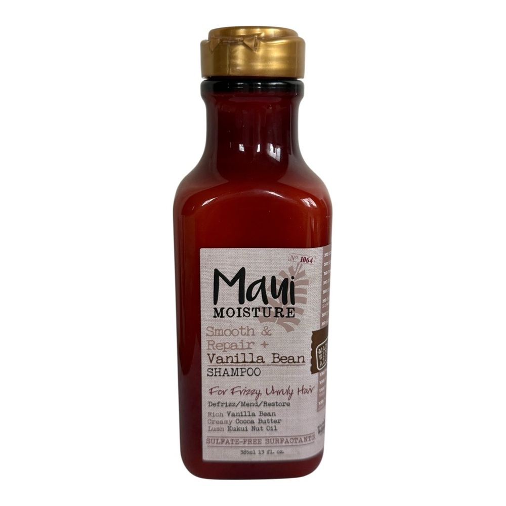 Maui Moisture Smooth & Repair Vanilla Bean Shampoo 13 fl oz New